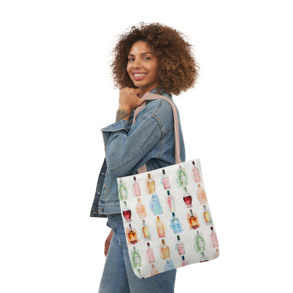 Canvas Tote Bag, 5-Color Straps