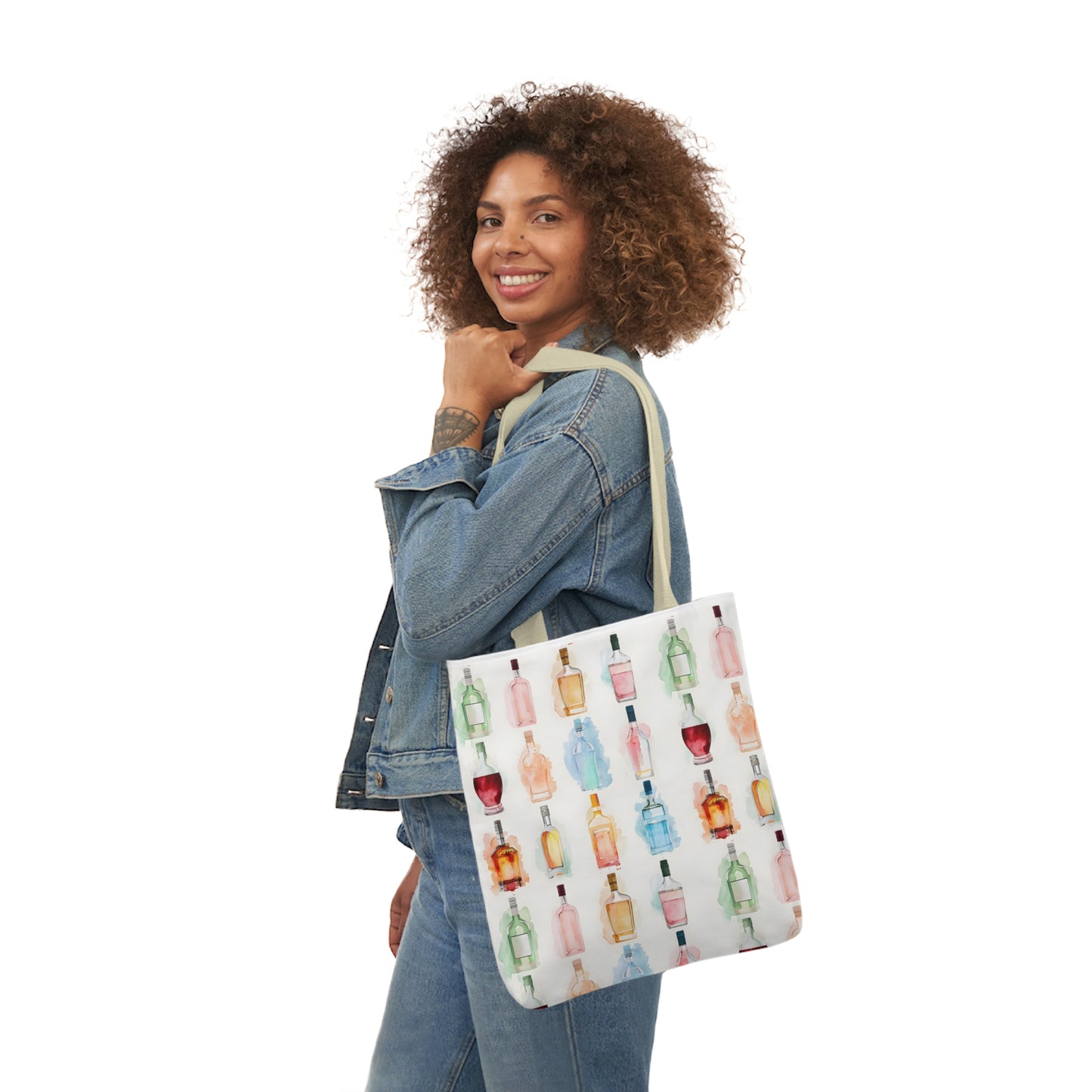 Canvas Tote Bag, 5-Color Straps