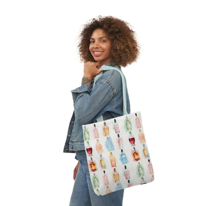 Canvas Tote Bag, 5-Color Straps